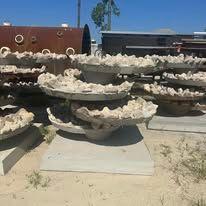 Ecosystems Pedestal artificial reef modules prepared for marine deployment