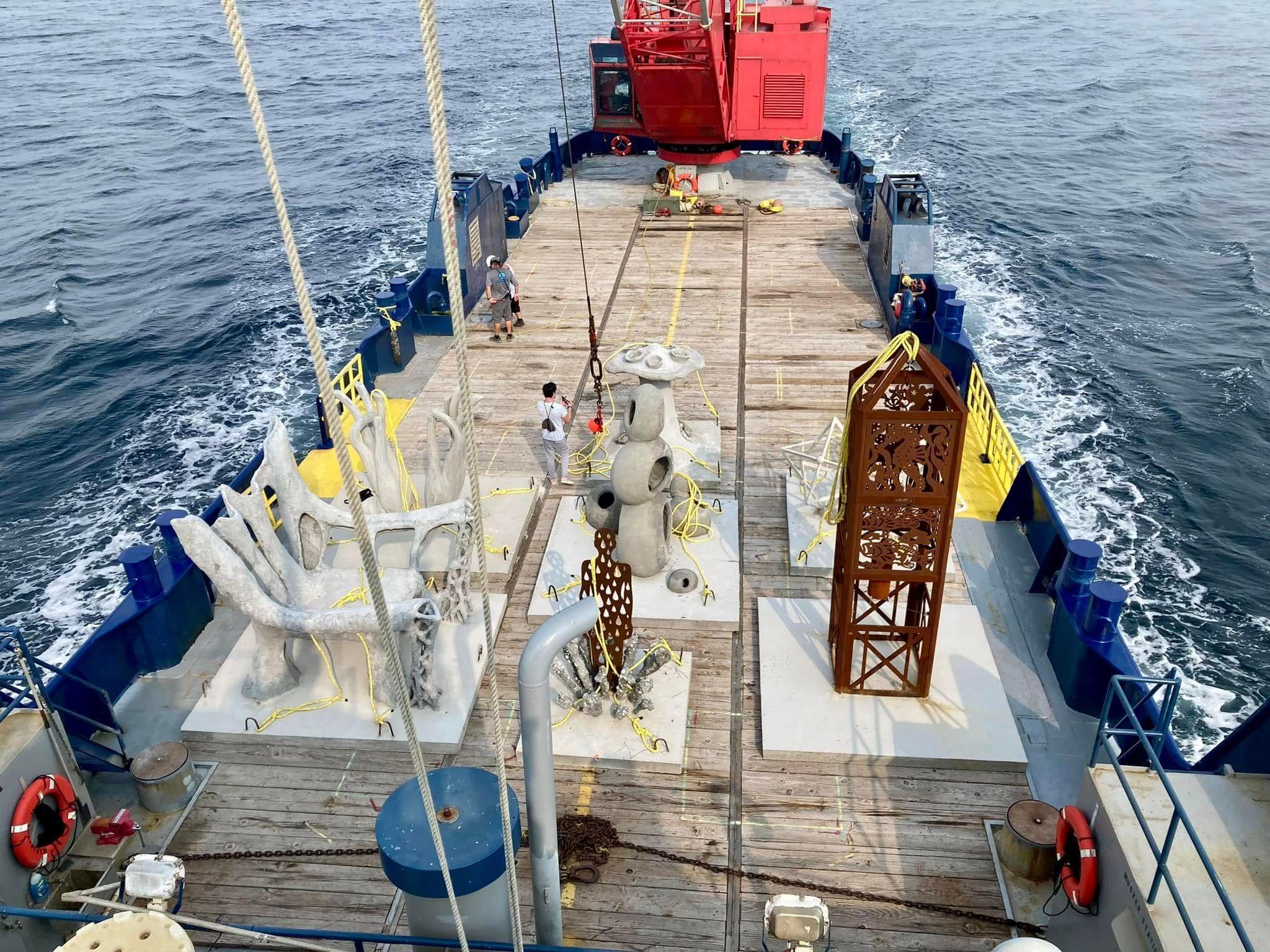 Underwater Museum of Art - Custom Reef Deployment